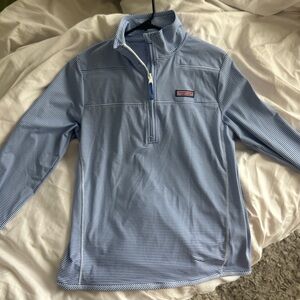 Vineyard Vines Navy and White Striped Top